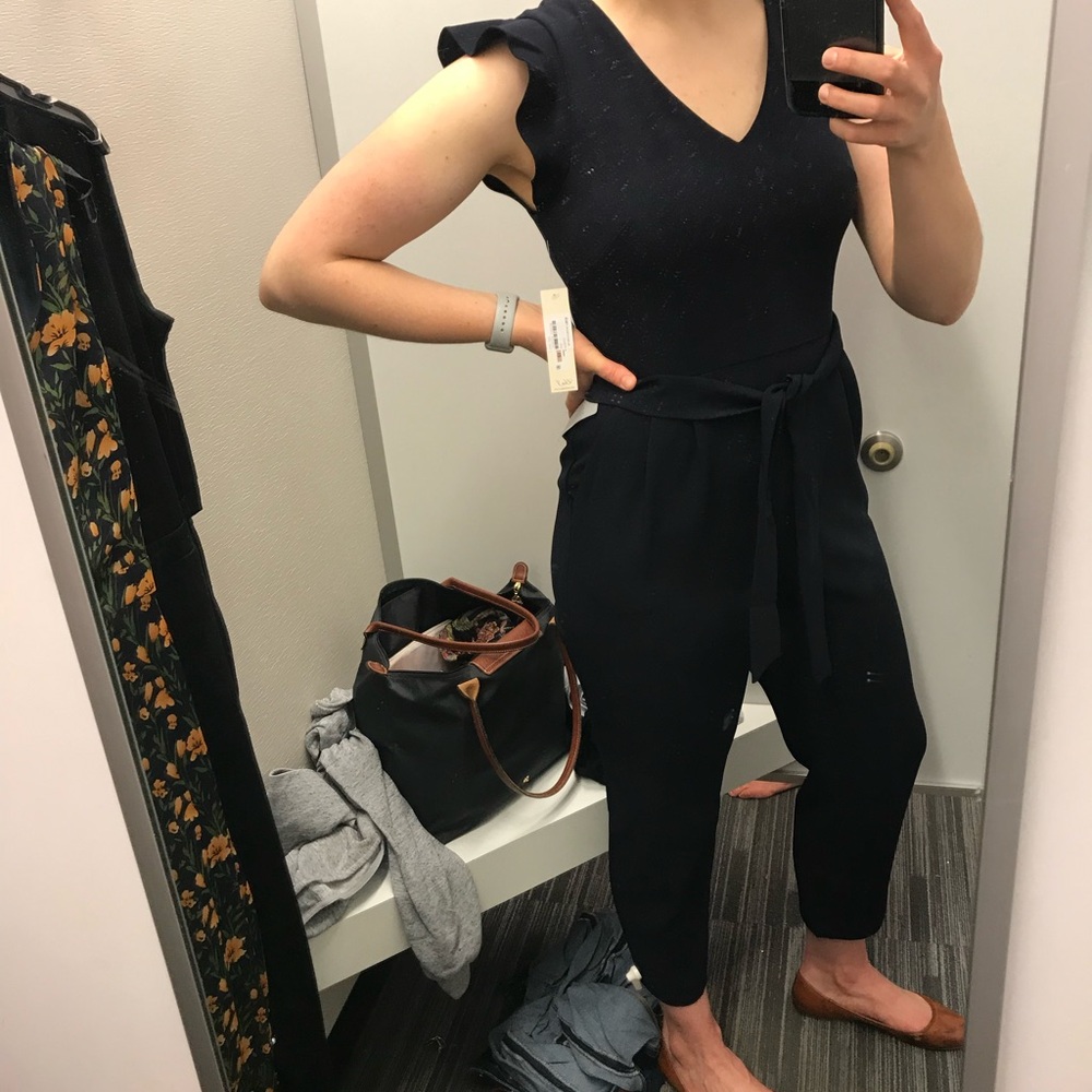 Eliza J Midnight Blue Jumpsuit - Picture 3 of 3